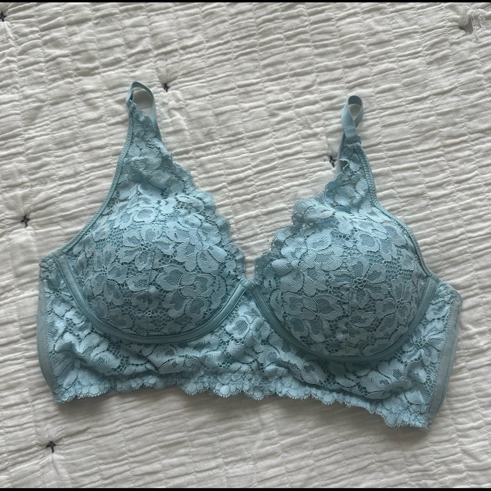 Maidenform Blue Lace Bra - 34C